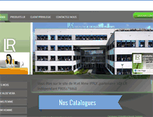 Tablet Screenshot of produits-aloe.com